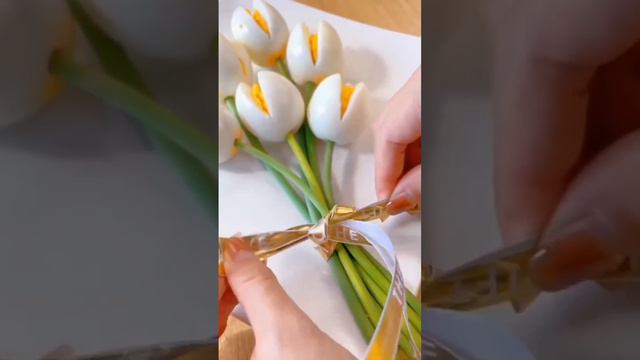 Необычные тюльпаны.