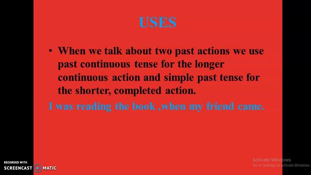 Past Tense