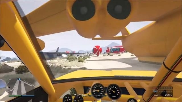 GTA 5 Modded Mission - Cargo Planes, Space Docker, Blimps and More!