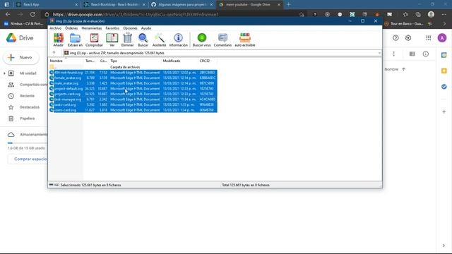 MERN Stack 16 Maquetando descargar imágenes Mongo DB Express React JS Node