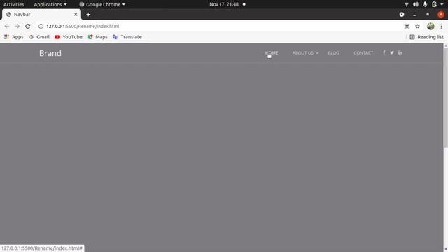 Day To Design Navigation bar With Using Html | Css | Js (  Bootstrap )