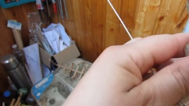 Как готовить канат для модели парусника