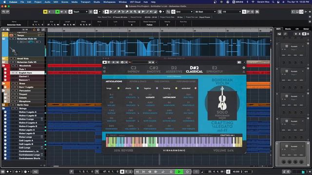 Bohemian Violin v4 try out | Schindler's List (MIDI Mockup)