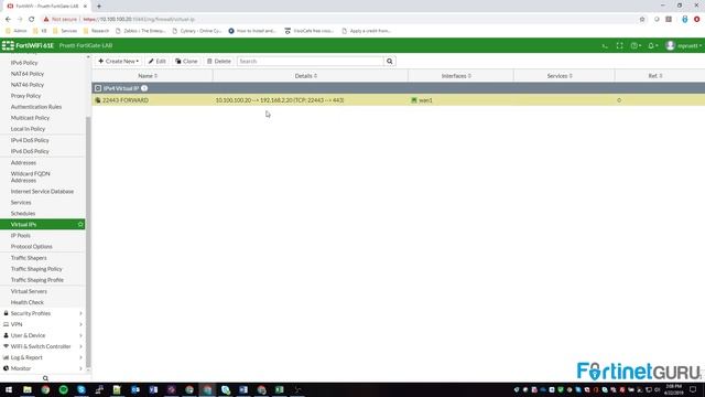 Virtual IPs for Port Forwarding