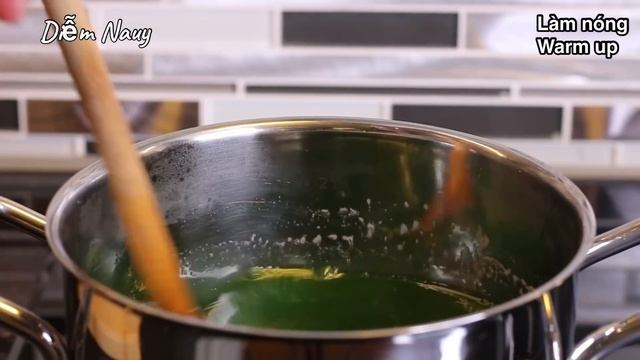 Rau Câu Lá Dứa Sữa Dừa - Chia sẻ kinh nghiệm rau câu không tách lớp, chảy nước | Bếp Nhà Diễm |