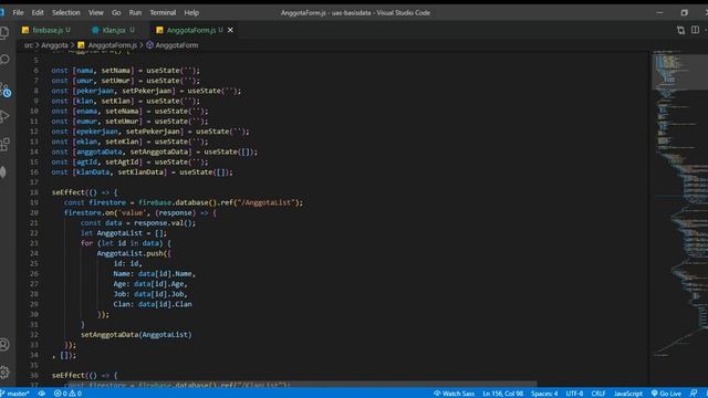 Basis Data No SQL : CRUD ReactJs + Firebase Part 3