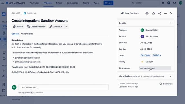 Jira Integration