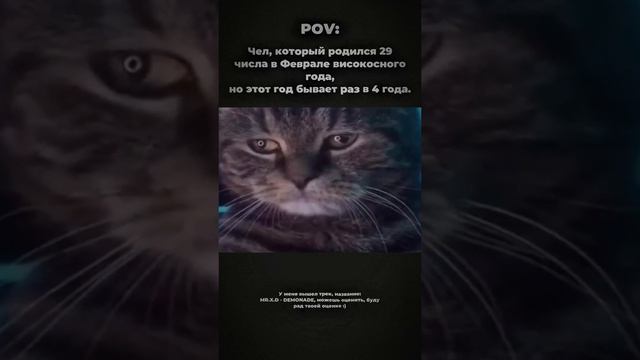 POV: Чел, который родился в Феврале високосного года... #shorts #pov
#meme #memes #високосныйгод