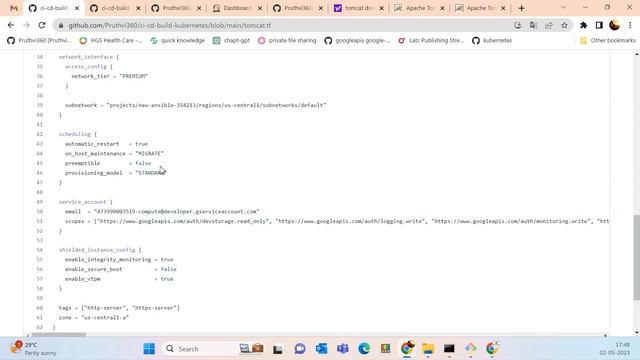 Terraform to create Tomcat Server in Google Cloud