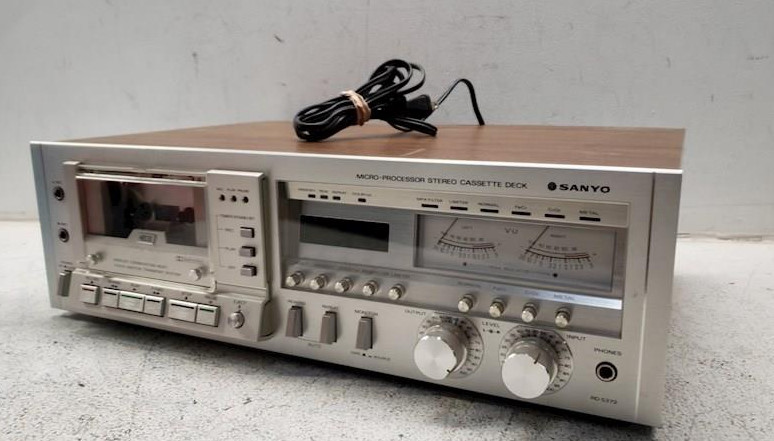 Vintage SANYO RD 5370 Cassette Tape Deck-Япония-1979-год