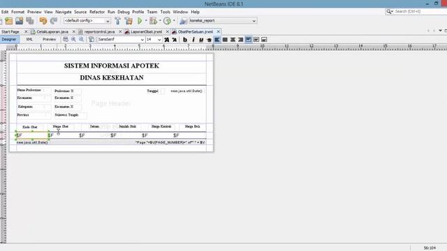 Tutorial Membuat Report Data Obat Java Netbeans & Database MyQSQL (Part 4/5)