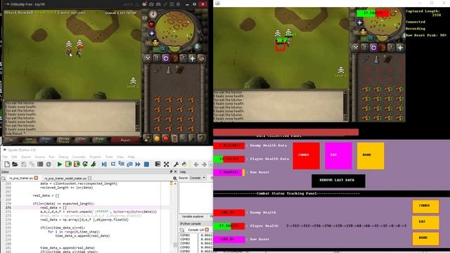Runescape Low Level PVP Bot With Neural Network - Machine Learning