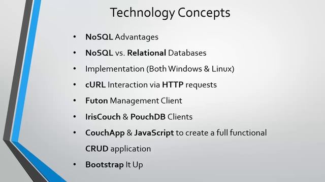 Learn NoSQL Database Design With CouchDB - Intro