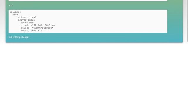 docker mount nfs with local_lock=all