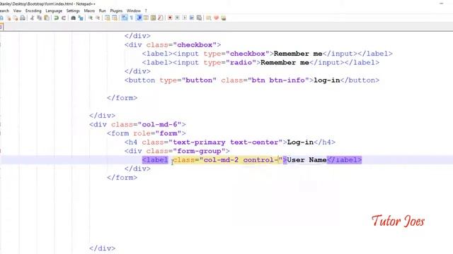 Form in bootstrap in telugu