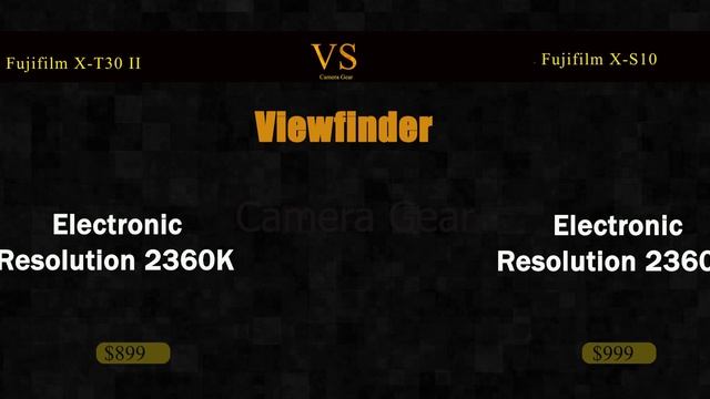 Fujifilm X-T30 II vs Fujifilm X-S10