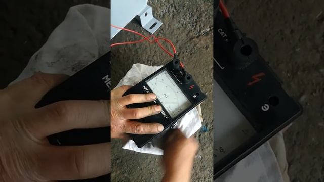 Показания сопротивления изоляции силового трансформатора