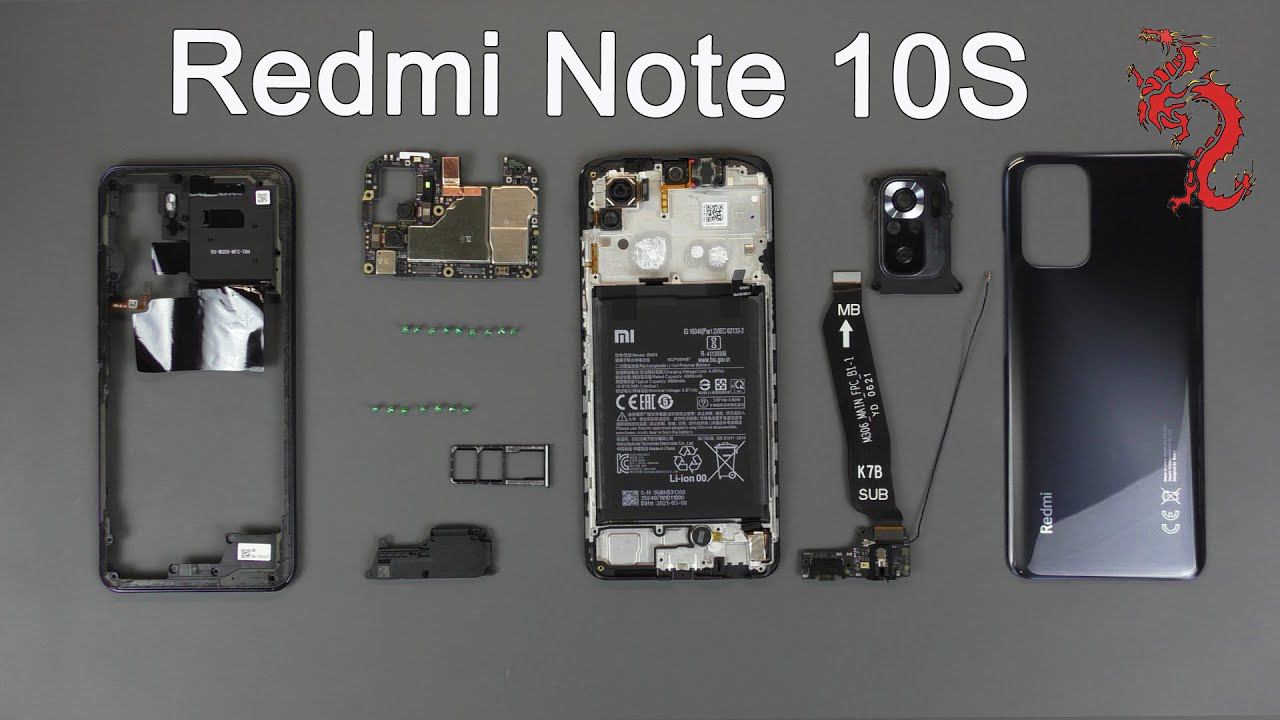 УТОПИЛ REDMI NOTE 10S РАЗБОР смартфона обзор ИЗНУТРИ  Микроскоп