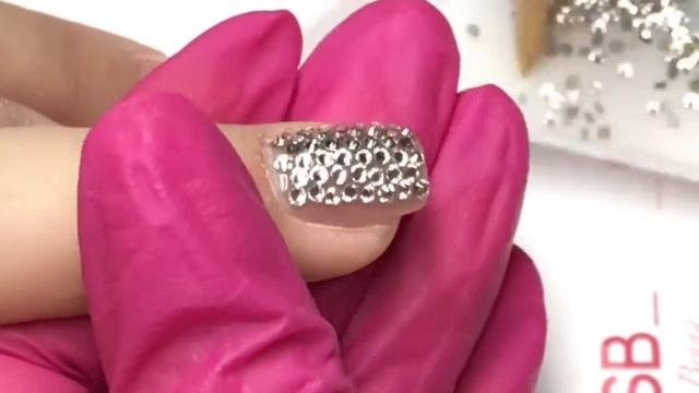 Swarovski with Easy Base Gel ( Glue Gel)