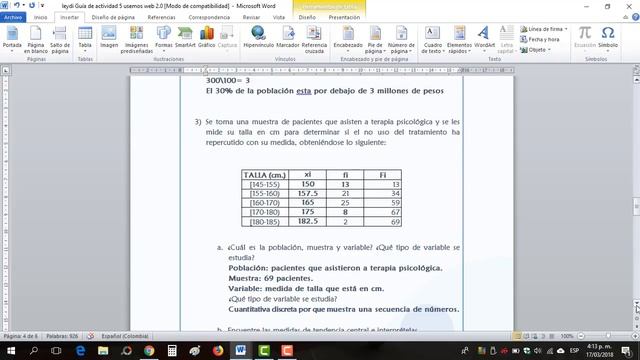 estadistica actividad 5 usemos herramientas web 2 0