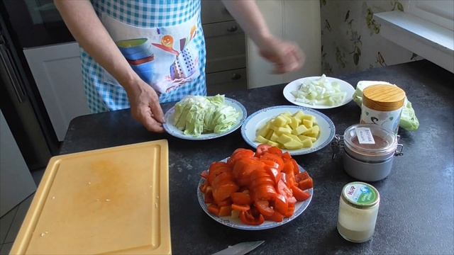 Мясное рагу с овощами