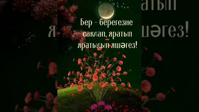 Хәерле кичләр! Тыныч имин төннәр дусларым!
