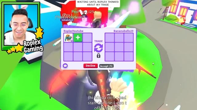 I Traded Worlds First Mega Baku! (Adopt me)