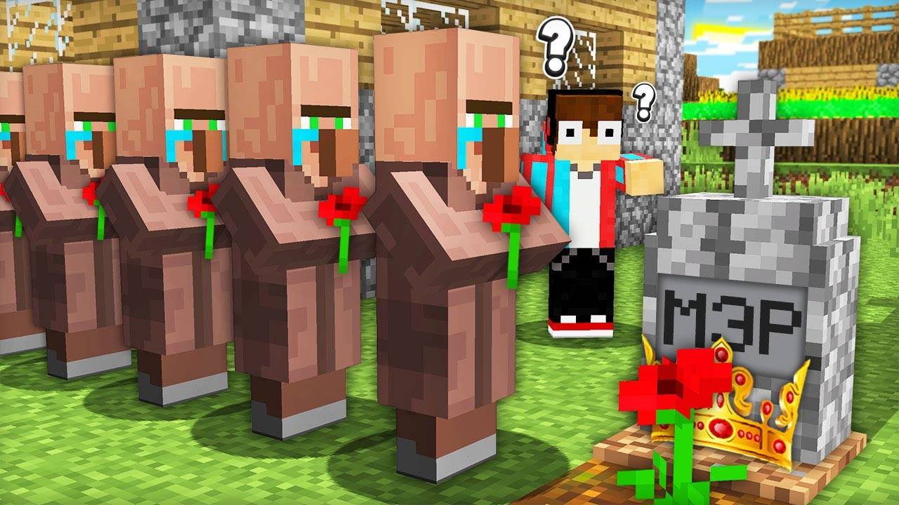 ЧТО СЛУЧИЛОСЬ С МЭРОМ НАШЕЙ ДЕРЕВНИ В МАЙНКРАФТ Компот Minecraft