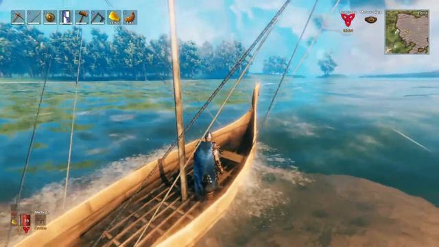 Виды плавательных средств в Valheim//Как построить: Плот/Карви/Драккар