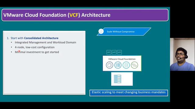 VMware Cloud Foundation (VCF) Architecture - Consolidated vs. Standard