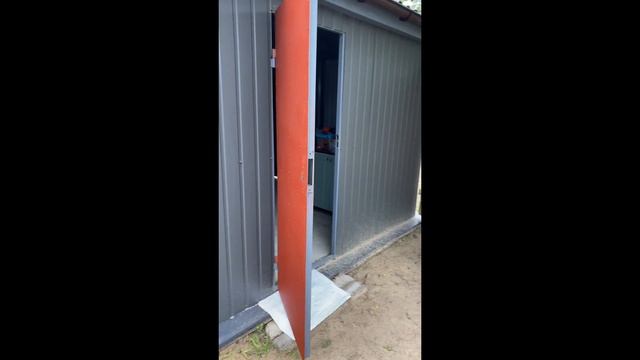 Утепление гаражной двери из профтрубы.Часть 2
