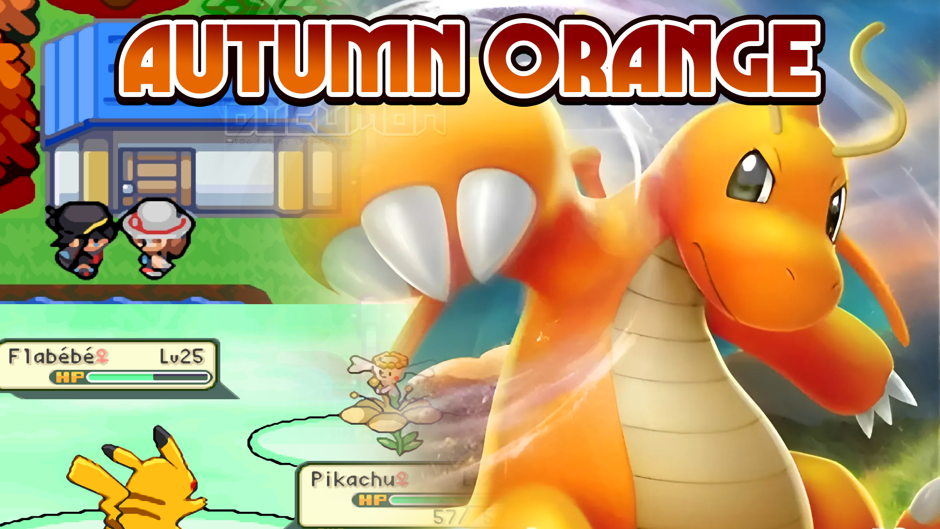 Pokemon Autumn Orange - GBA ROM Взлом Мега Эволюция, Z-ходы, полуоткрытый мир, мультиверсальная исто