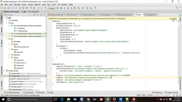 Android Tutorial 25  WebService  Spring Call From Android