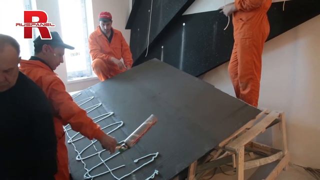 РУСПАНЕЛЬ. 3D конструктив. Кровать по индивидуальному проекту.