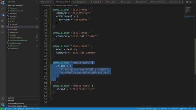 45. Terraform (In Hindi) - Remote-exec Provisioner