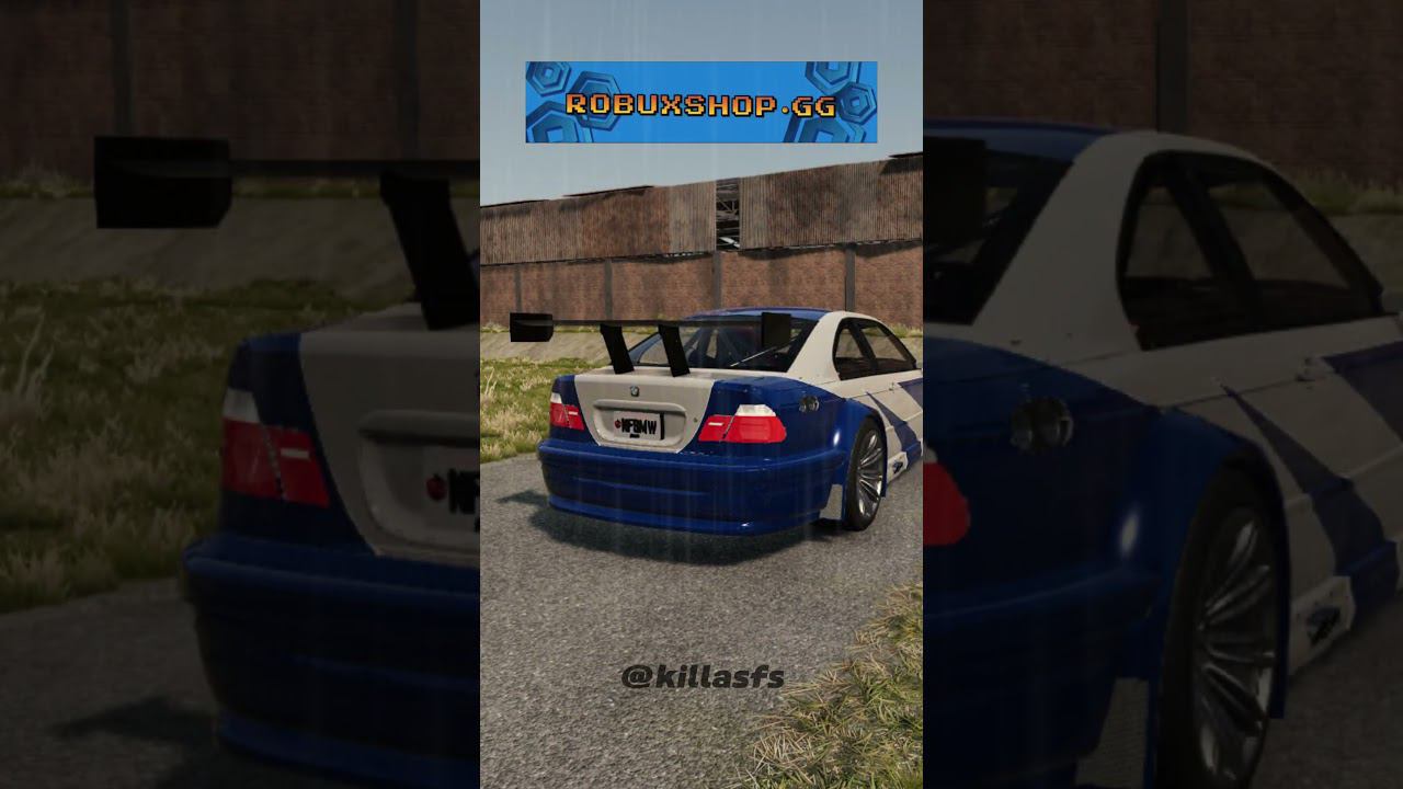Edit With BMW M3 GTR in BeamNG DRIVE #automobile #car #бимка #gaming #beamngdrive #shorts