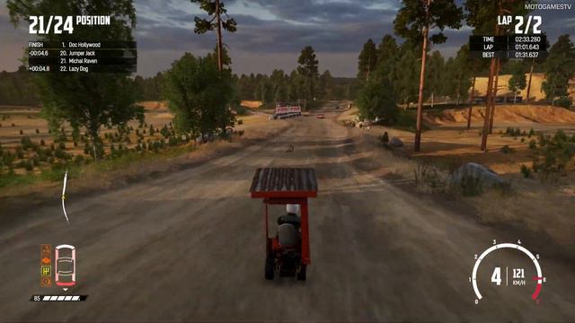 Wreckfest - Honey Pot at Boulder Bank Circuit (Realistic Damage)