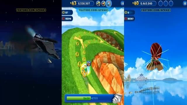 Sonic Dash BABY SONIC VS JET VS KNUCKLES