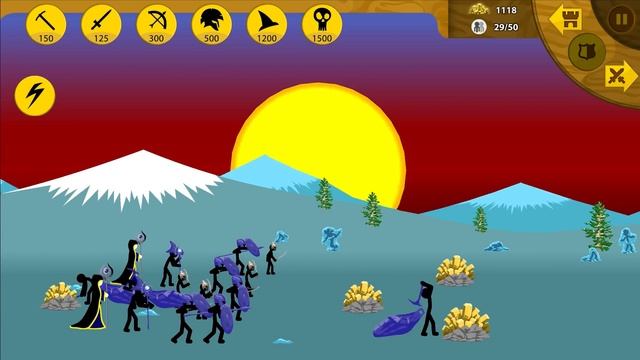 Стикмен Кай против Кида в Stick War Legacy #29 Миссии 185-186 и 61 на крутилкины