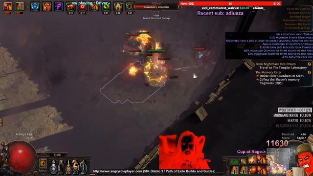 T16 PIT OF THE CHIMERA vs. EARTHQUAKE JUGGERNAUT Build for Path of Exile