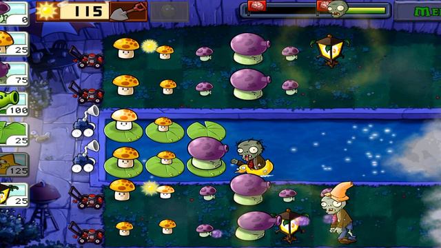 играю в Plants vs zombies