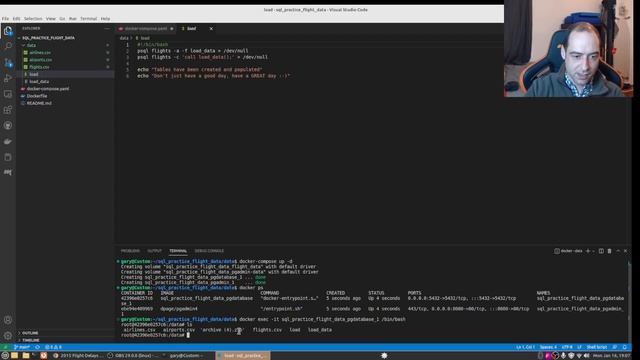 Local setup of Kaggle Flight Delay Data in PostgreSQL with Pgadmin