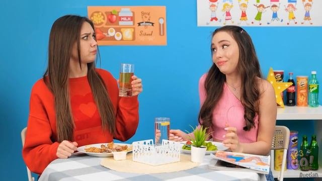 ТИПЫ УЧЕНИКОВ В КЛАССЕ  Популярные и ботаны в школьной столовой от 123 GO! FOOD