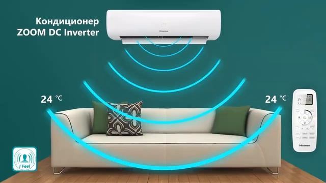 Инверторные кондиционеры HISENSE ZOOM DC Inverter   Сплит система Хайсенс Зум Инвертор