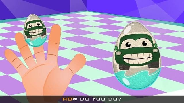 Surprise Eggs Cars  Surprise Eggs Finger Family  Surprise Eggs Toys