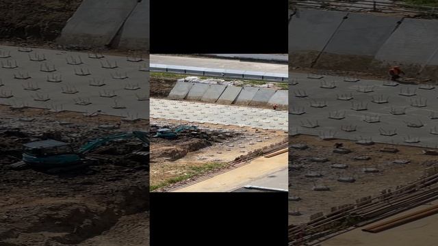 Стройка ЖК «Одинбург» 25.06.2023