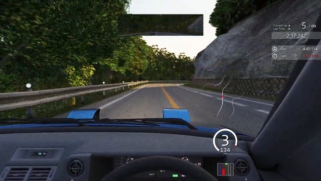 Assetto Corsa stock 86 record on EK Akina TL Downhill 4:44:87