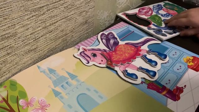 МАГНИТНАЯ ИГРА "Одевашка: Единорог", VLADI TOYS