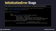 org junit runners mode InitializationError with examples