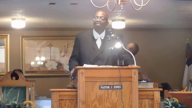 Pastor WC Ewings, Sr opening with the text: The Uncertainties of Life, but The Sureness of Death